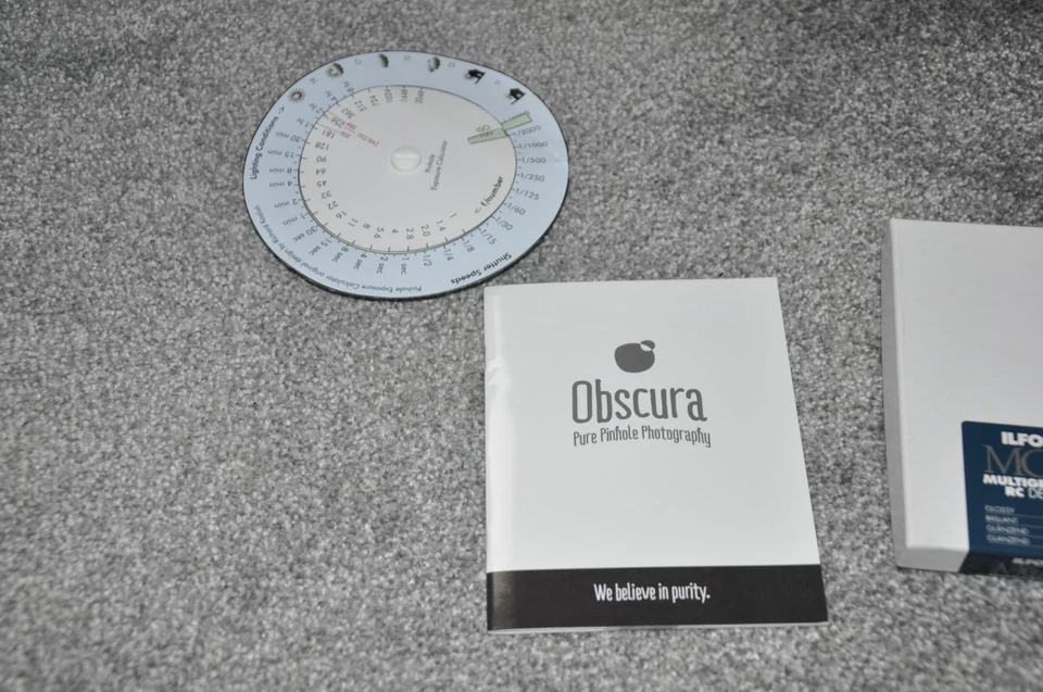 Obscura by Ilford pinhole camera Kit Film, Paper, and Accessories Included - Image 4 of 4