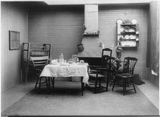 Photo:Colonial kitchen c1900