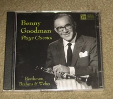 Benny Goodman Plays Classics Beethoven Brahms Weber (CD, 1989, 2 Discs)