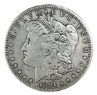 1891-S Morgan Dollar VF - Very Fine Toned 90% Silver $1 US Coin # 2666