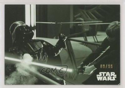 2020 Topps Star Wars Black and White: ROTJ Green Hue Shift 9/99 Darth Vader 1u6