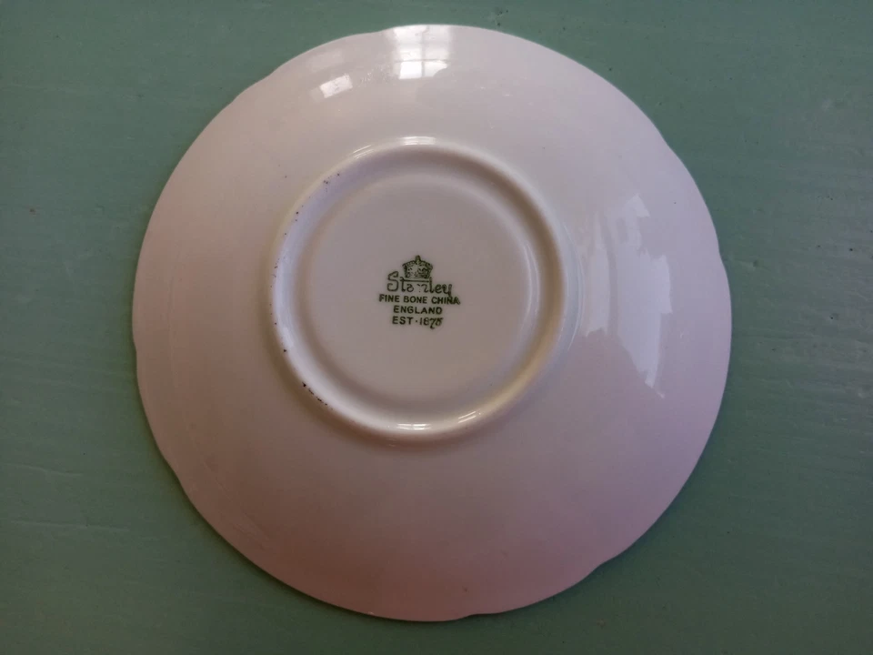 Stanley Fine Bone China England Est - 1875 Floral 6" Platillo Repuesto Foto 3 de 4