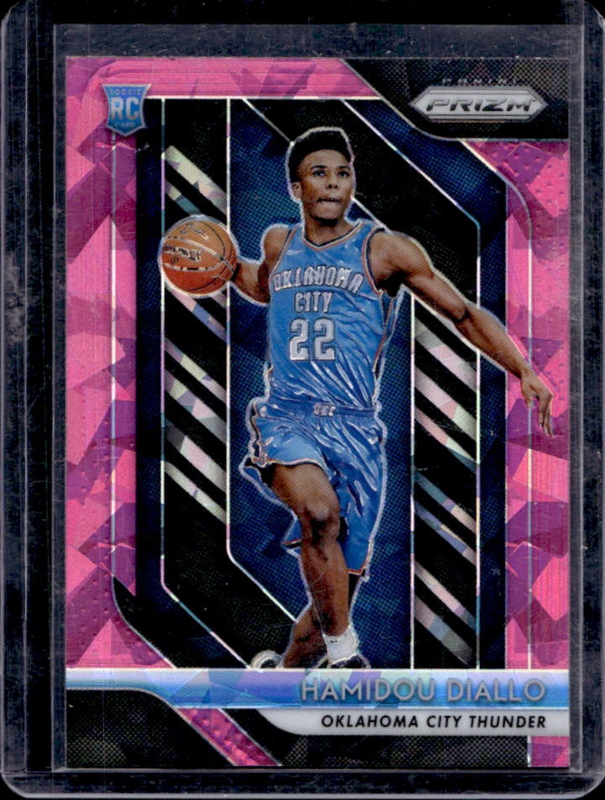 2018-19 Prizm Hamidou Diallo RC Prizm Pink Ice Rookie #9 Thunder
