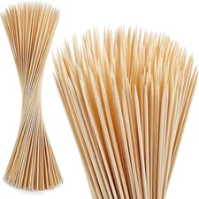 300 bamboo marshmallow skewers, suitable for campfires,30 inches long,5 mm thick