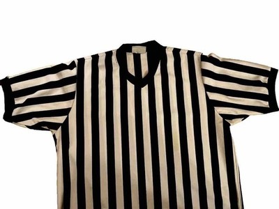 Referee Shirt All Sports Short Sleeve Authentic Breathable Lightweight Men s XL