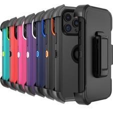 For iPhone 17 Pro Max/16 Pro Max/15 Pro Max Phone Case Belt Clip Fits Otterbox