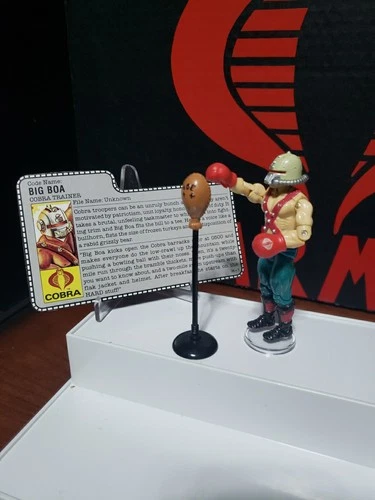 1987 Hasbro G.I. Joe Big Boa Cobra Trainer 100% Complete Vintage Tight