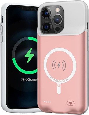 Battery Case for iPhone 13 Pro Max 8500mAh Slim Portable Protective Charging