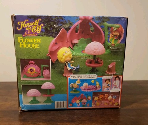 Vintage 1982 Herself The Elf & Friends Flower House w/ Box Incomplete - Picture 12 of 15