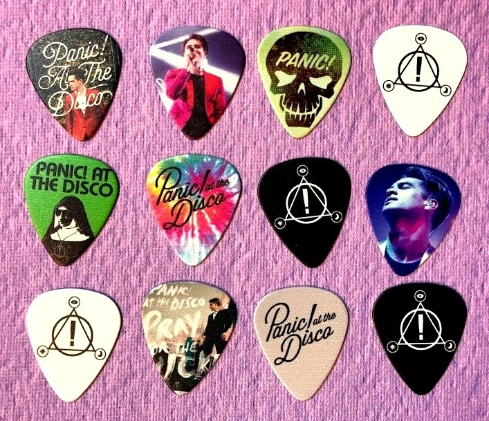 PANIC AT THE DISCO Guitar Picks Set of 12