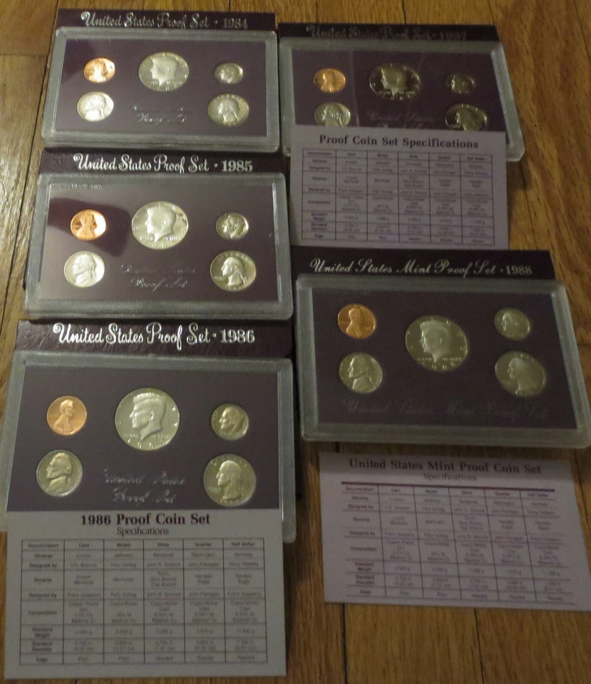 1973 to 1998 Proof Sets U.S. Mint 26 Proof Set San Francisco Mint Box COA - Image 4 of 4