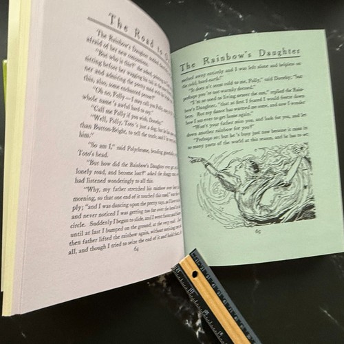 The Road to Oz L Frank Baum Rainbow Pages 1991 Illus John R Neill Dust Jacket - Picture 8 of 13