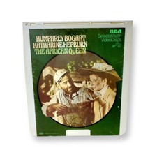 The African Queen 1951 RCA CED VideoDisc Bogart Hepburn Classic Movie Vintage