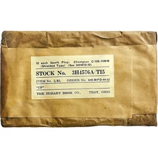 Hobart Bros 10 Spark Plugs Champion C-10S-14MM - Stock No. 3H4576A/T15