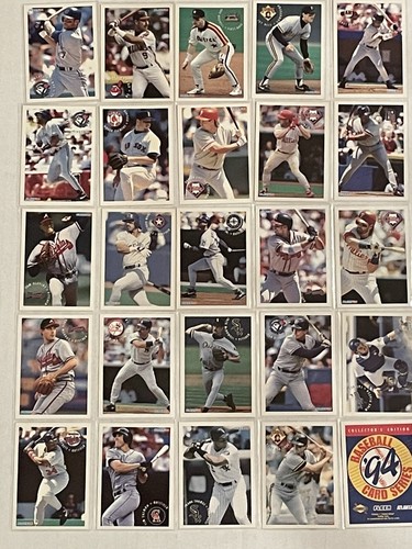 Set of 25 Fleer Baseball Card Series 1994 Sunoco Collector's Edition Complete - Picture 1 of 10