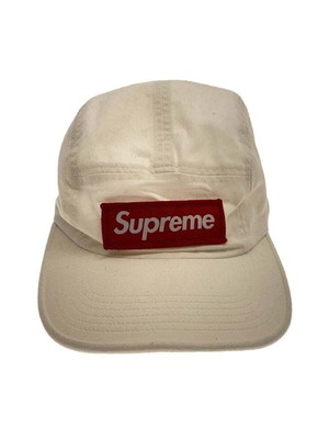 Supreme Cap Cotton White Solid Color Men