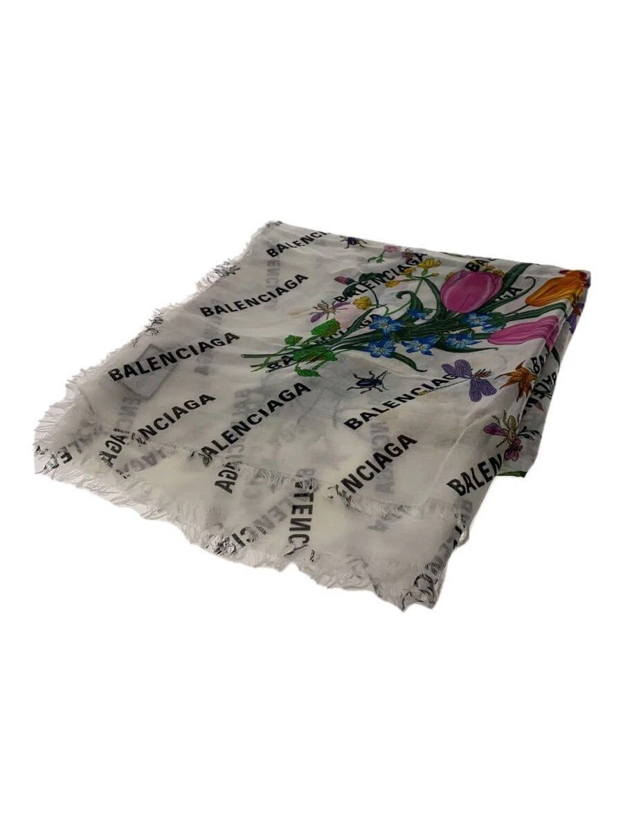 GUCCI Foulard Rayon Blanc Femme 6767853 The Hacker Project Occasion