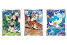 Pokemon S-Chinese Exclusive Horizon Sprigatito Fuecoco Quaxly CBB1C 3pc set Holo