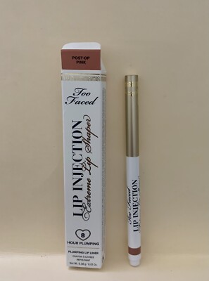 Too Faced Lip Injection Extreme Lip Shaper Plumping Lip Liner - Post Op Pink New