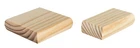 Staircase Newel Post Cap Flat Clear Pine for 82mm Newels Full or Half Options
