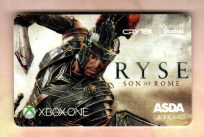 ASDA ( UK ) RYSE Son of Rome, X-BOX ONE ( 2013 ) Gift Card ( $0 )