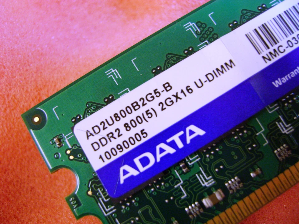 AD2U800B2G5-B ADATA 2GB PC2-6400 DDR2-800MHz CL6 240-Pin DIMM Memory Module - Image 3 of 4