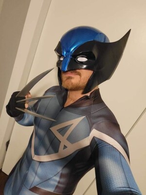 3d printed WOLVERINE Fantastic Four Helmet Marvel Comics Cosplay