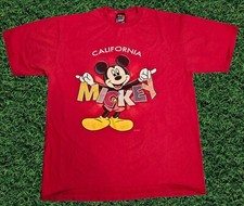 Vintage California Mickey Mouse Graphic Mickey Unlimited Shirt Size XL Made USA