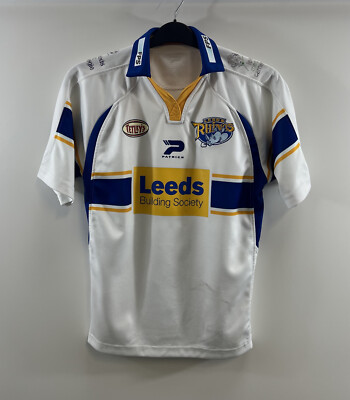 Leeds Rhinos Home Rugby League Shirt 2007 Adults Small Patrick E118  UK