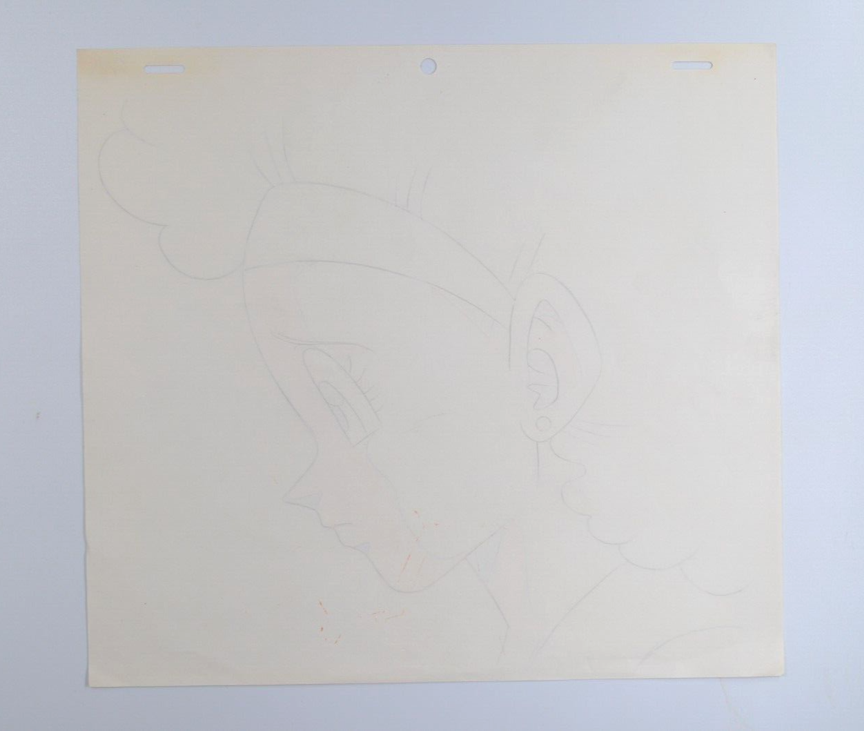 Original Bulma Dragon Ball Z Cel DBZ Anime Production Cel Pencil Douga