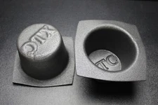 2 PCS SPEAKER BAFFLE ACOUSTIC FOAM 6.5" ROUND LARGE FRAME CAR AUDIO BASS IBBAF60