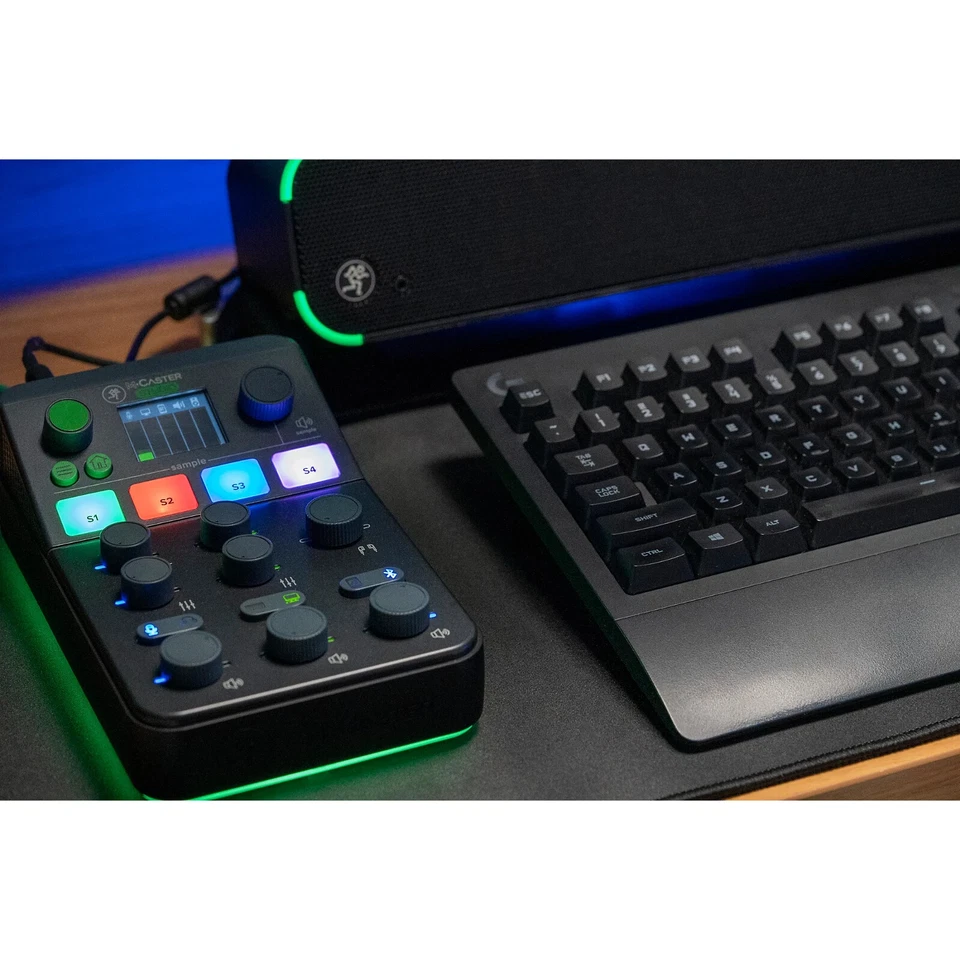 Mackie M-Caster Studio Live Streaming Mixer - Black NEW IN BOX - Image 2 of 3