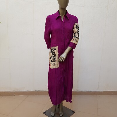 Farbenfrohes Kleid von 2026 / Deux mille vingt six, M / T2, lila mit Print
