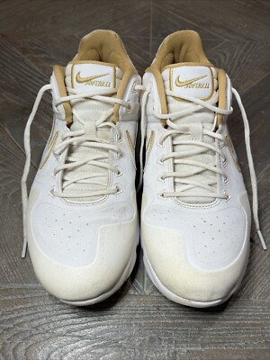 Women's Nike Alpha Huarache Elite 2 Softball Shoes CJ9988-100 Size 11 Sneakers