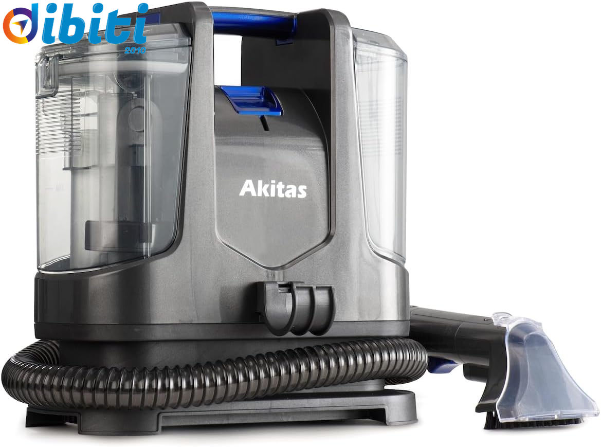 Lavatappeti Portatile 450W/12Kpa - Per Tappeti, Divani, Auto E Scale, Con Spazzola Integrata E Aspirazione Potente