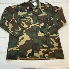 Military Combat Camouflage Jacket Outer Shirt Long Sleeve Men Size 41 Chest