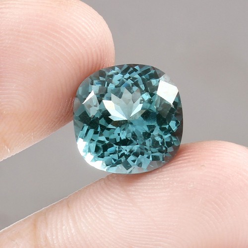 Piedras preciosas sueltas de espinela verde ceilán impecable natural AAA 11x11 mm - Imagen 3 de 4