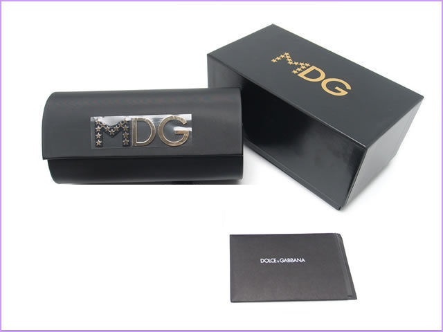 New Case Dolce Gabbana Sunglasses black Hard D G Sunglass Glasses Madona  Cloth
