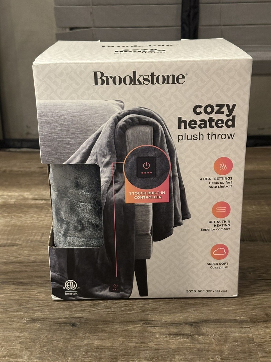 Plush Blankets Brookstone Heated Blanket Costco Brookstone Heated