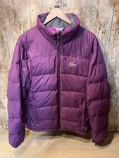Lowe Alpine Puffer Jacket Coat Pink Down Insulated Uk Women’s Size 16