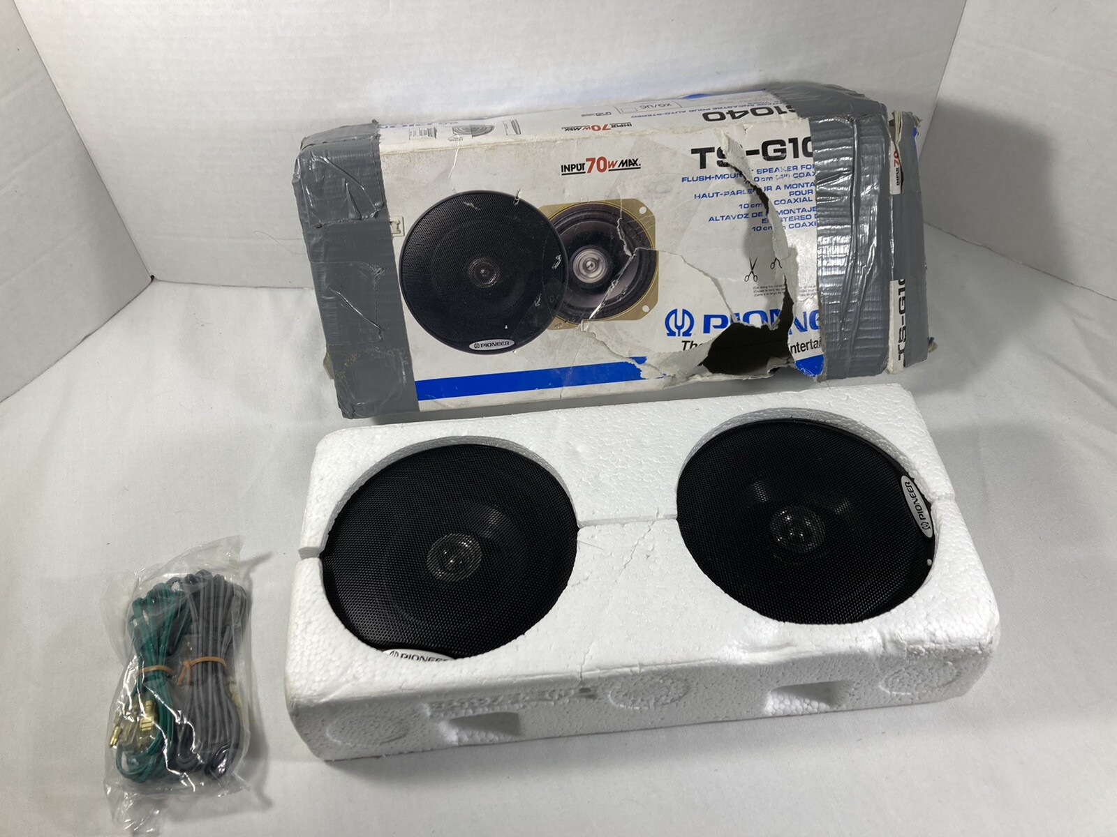 Pioneer TSG1040 FlushMount Car Stereo Speakers New Damaged Box eBay