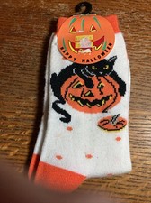 Black Cat And Pumpkin Women s Socks New