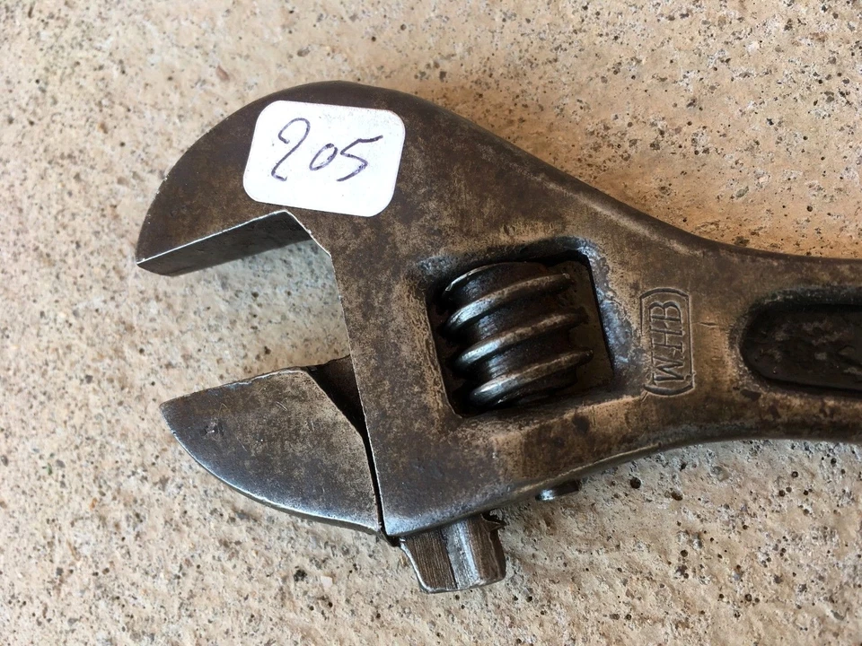 (n°205) old tool, OUTIL ANCIEN, clé à molette WHB - Photo 3/3