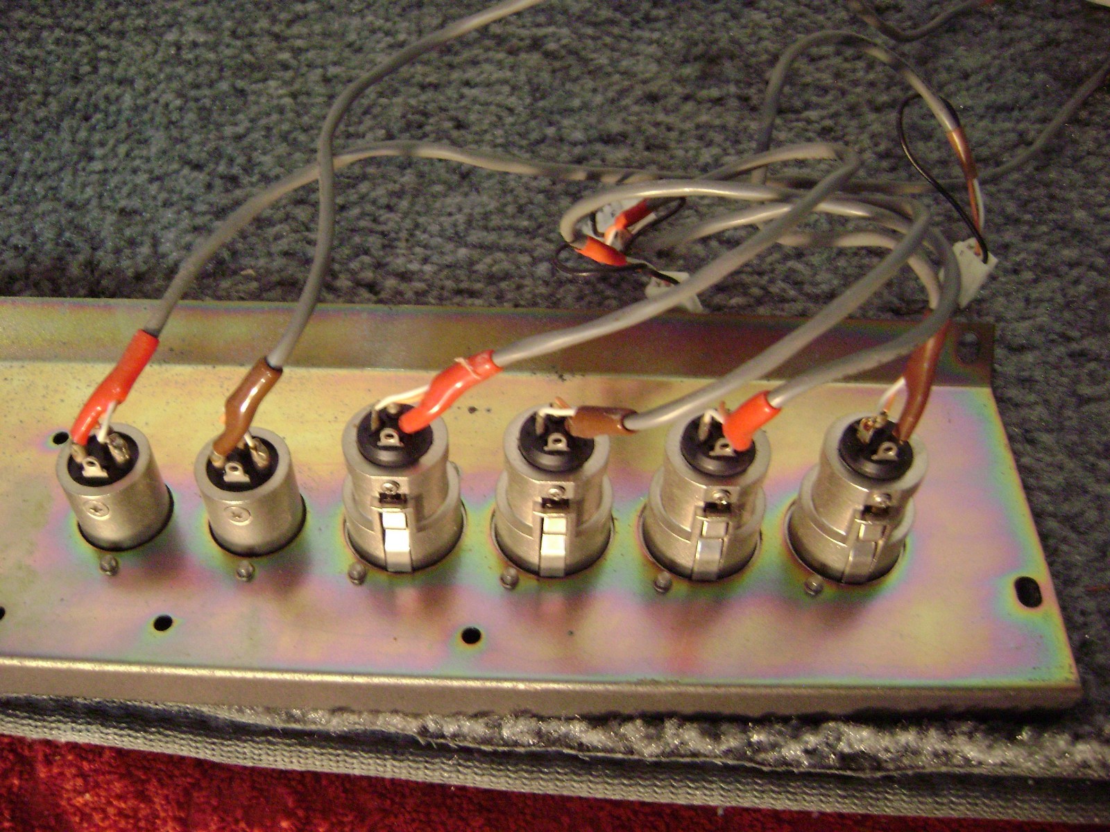 OTARI MX 5050 REEL TO REEL TAPE DECK XLR CONNECTOR PANEL. eBay