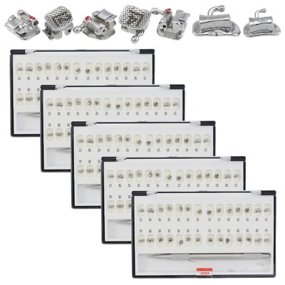 5 Sets Ormco DAMON Brackets Dental Orthodontic Self Ligating Roth 022 345 Hooks