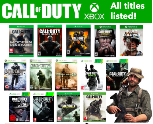 Classic Call of Duty titles swarm Xbox's top paid games after