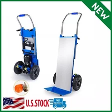 Electric Stair Climbing Hand Truck Tracked Skid Steer Powered Stair Climber Cart