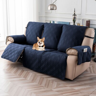 3 seats 100% waterproof non-slip recliner cover, furniture decoration protection