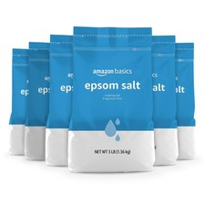 Basics Epsom Salt Soak, Fragrance Free, Magnesium Sulfate USP for Relaxation ...