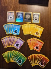 Lot of 66 Pokemon Energy Cards (Mostly 1999 Classic series, some Japanese)